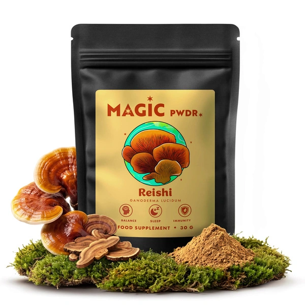 Magic Pwdr reishi svampkosttillskott