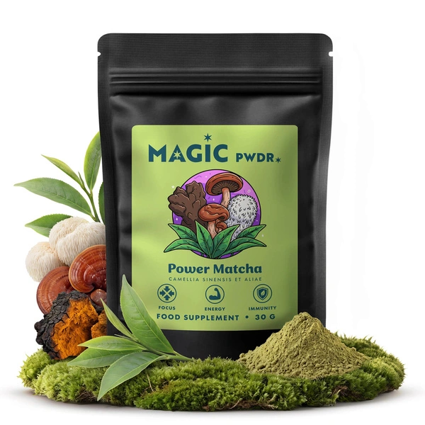 Magic Pwdr Power Matcha svampblandning