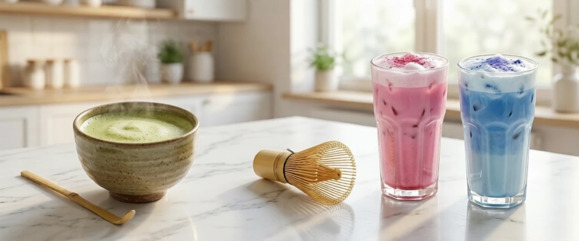 Traditionellt grönt te kontra färgstarkt matcha – innehåller matcha koffein? Jämförelse av egenskaper