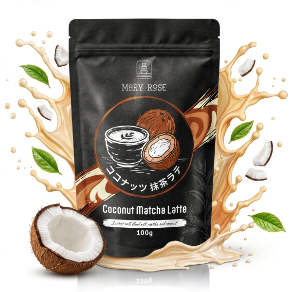 Mary Rose Coconut Matcha Latte – matcha med kokosmjölk.