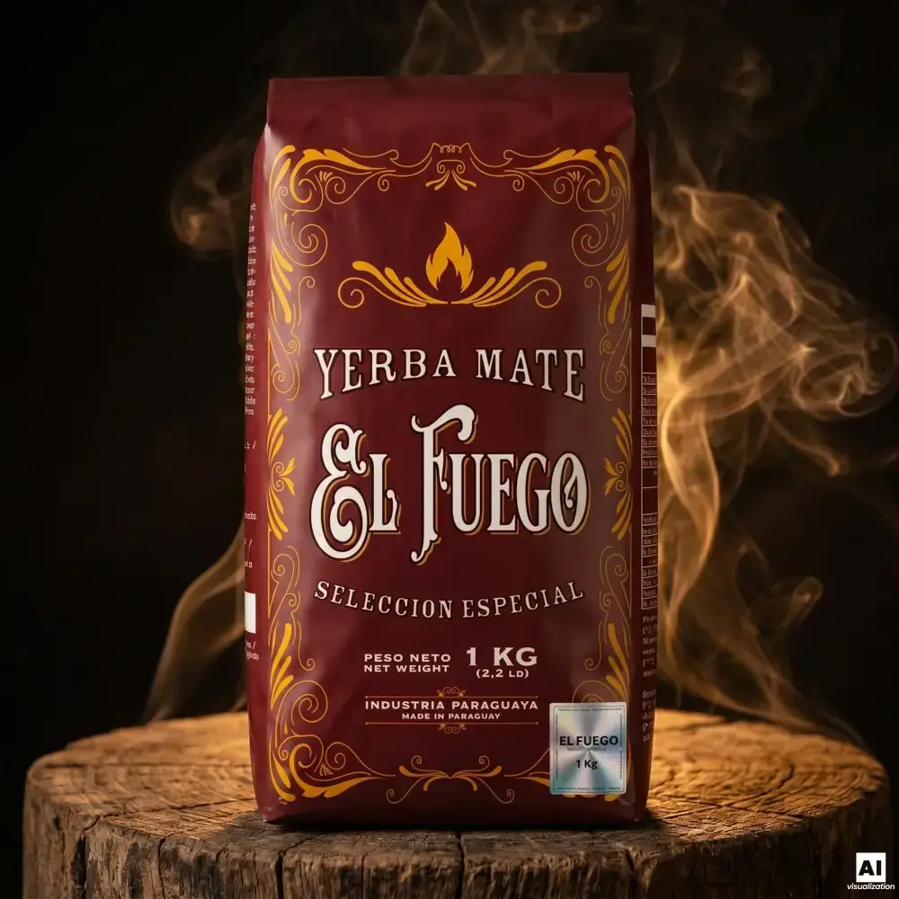 Den starkaste yerba mate – El Fuego Elaborada 1 kg.