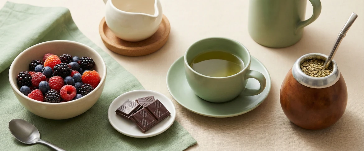 Polyfenoler och naturliga saponiner i kosten – yerba mate och växtprodukter