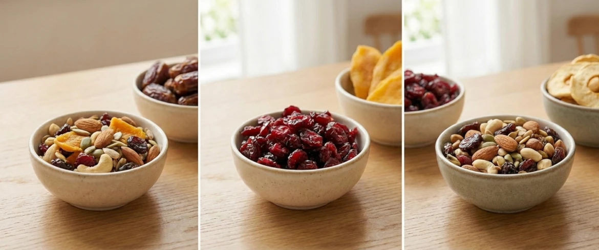 Torkad frukt är hälsosamt – torkad frukt som en del av en balanserad kost