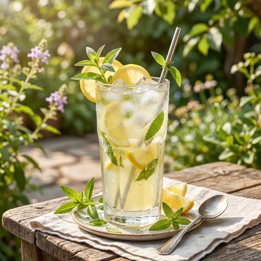 Sommarlimonad med citronverbena