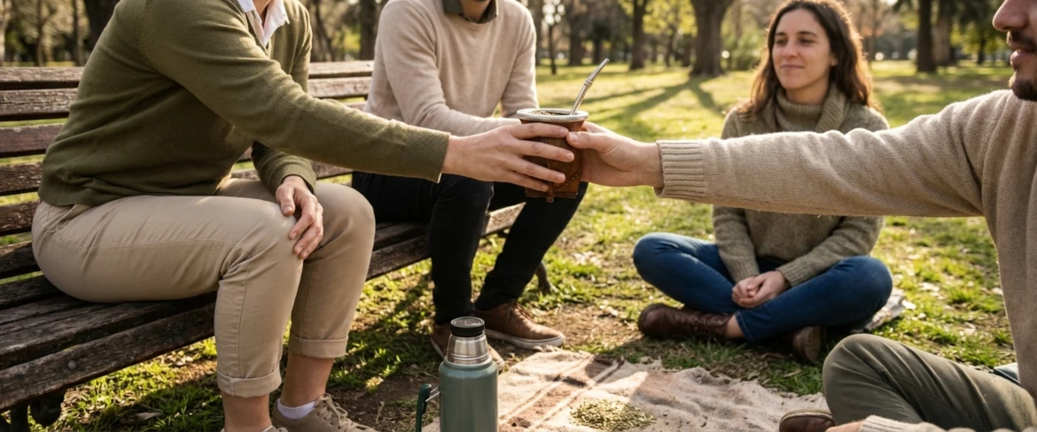 Argentinsk yerba mate som ett dagligt ritual och en del av den argentinska kulturen
