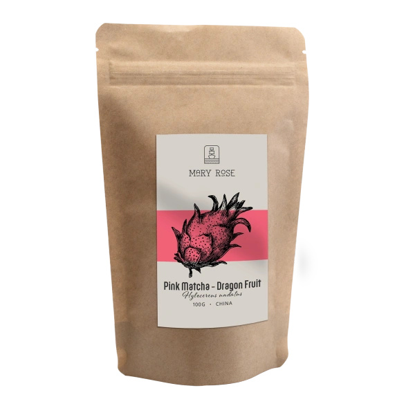 Mary Rose – Pink Matcha – Drakfrukt (pulver) 100 g