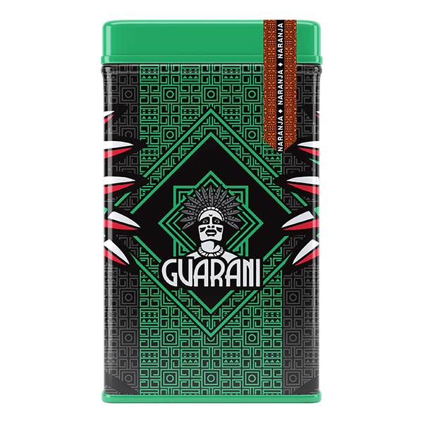 Yerbera – Metallburk + Guarani Naranja 0,5 kg