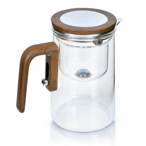 Glastekanna med magnetisk sil Velora 800 ml