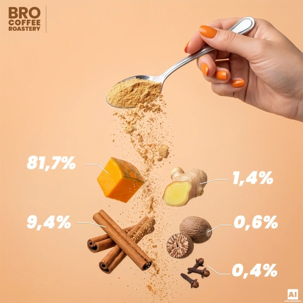 Set till Pumpkin Spice Latte: kaffe Bro Coffee Roastery Brazil Cerrado 1kg + Pumpkin Spice Latte Mix 100g