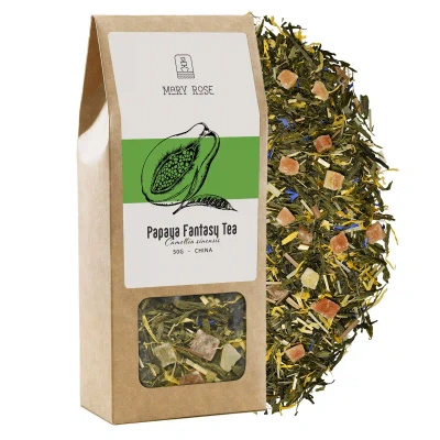 Mary Rose - Papaya Fantasy Grönt Te - 50g