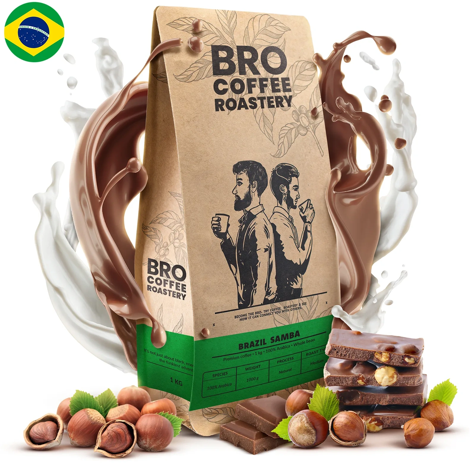 Kaffe Bro Coffee Roastery Brazil Samba