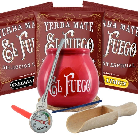 Yerba Mate Set 3x50g Kalebass Bombilla