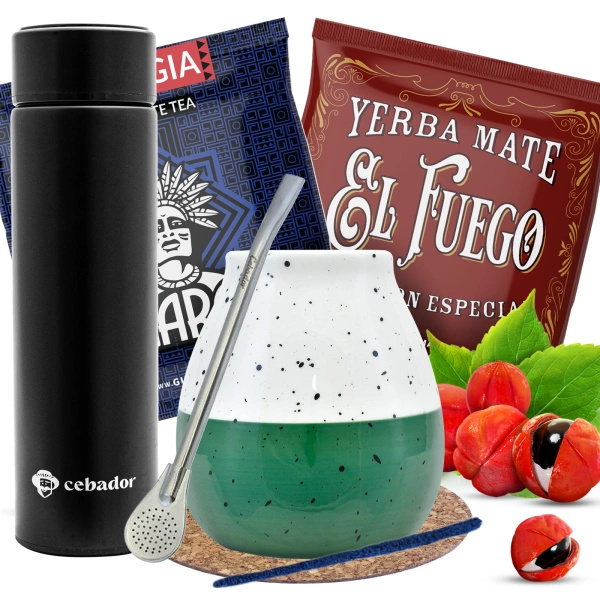Yerba Mate kalebass TERMOS startpaket