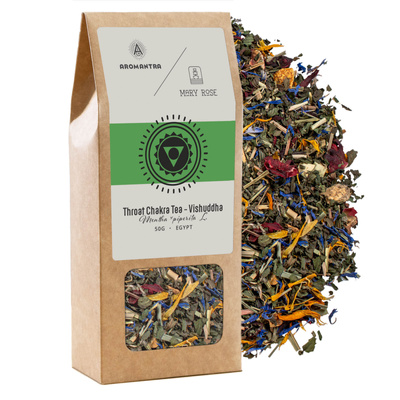 Aromantra x Mary Rose – Strupchakra Te Vishuddha (örtte) 50 g
