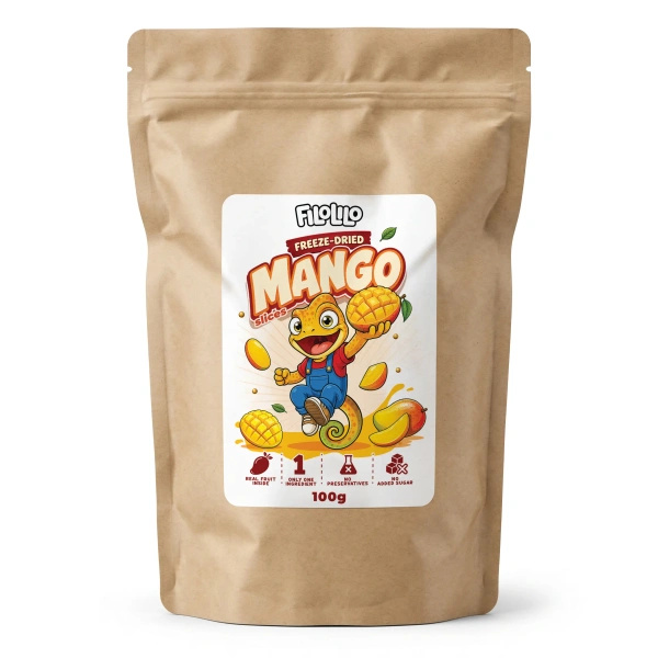 FiloLilo – Frystorkad mango (skivor) 100 g