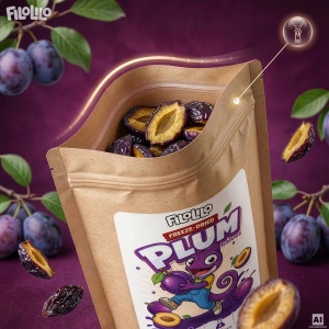 FiloLilo – Frystorkade plommon (halvor) 20 g