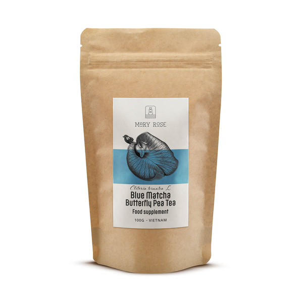 Mary Rose – Blue Matcha – Butterfly Pea Tea (pulver) 100 g