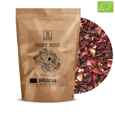 Mary Rose - Hibiskus ekologisk (blomblad) 0,5 kg