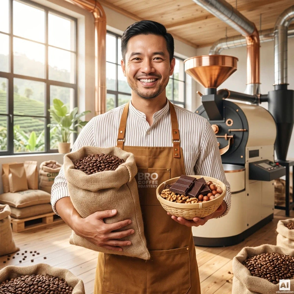Bro Coffee Roastery – Hela bönor kaffe Pure Crema 400 g