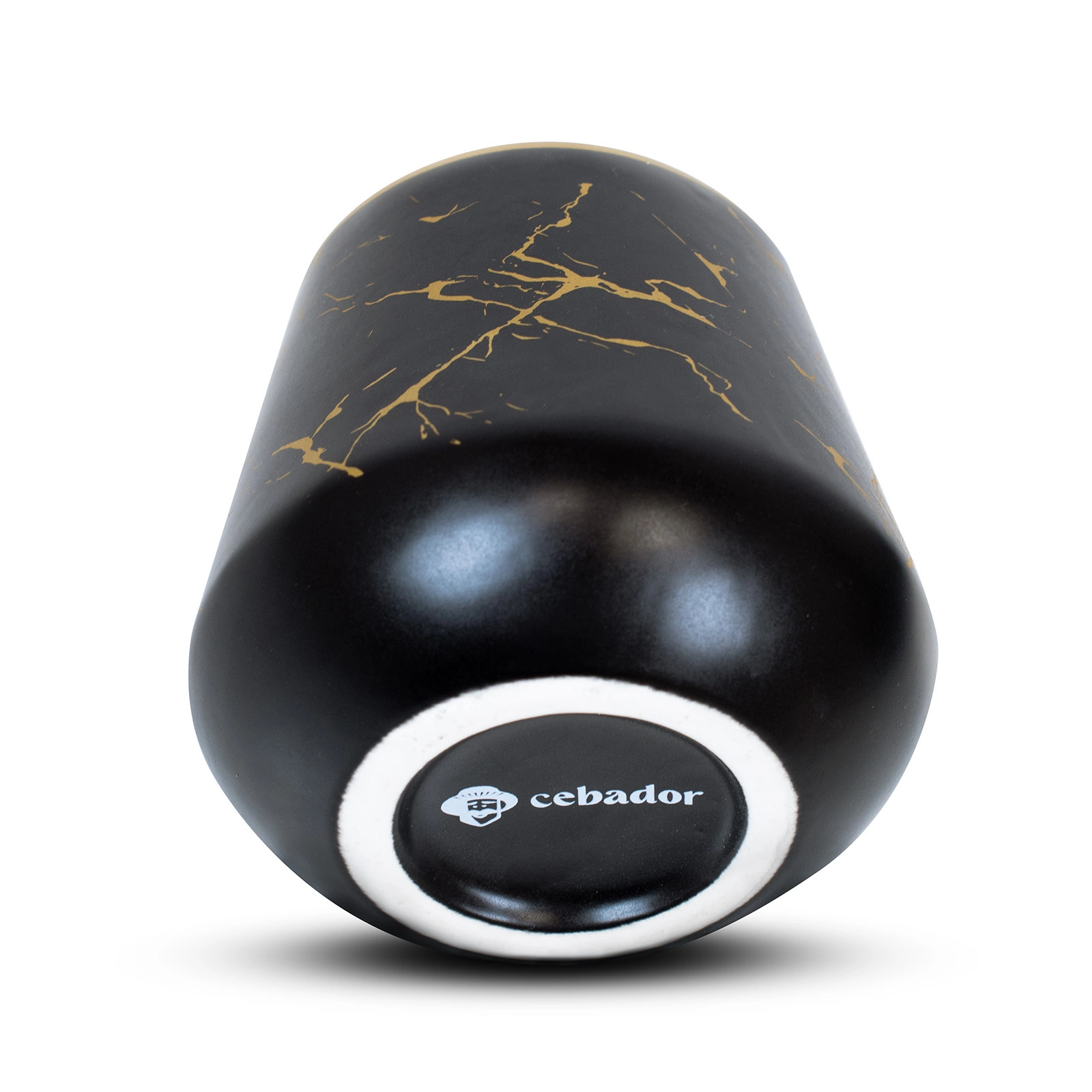 Nocturne ceramic yerba mate gourd