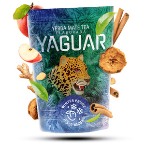 Yerba Yaguar vinterplommon 500 g presentförpackning
