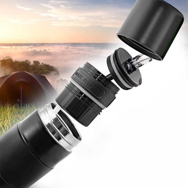 Yerbomos X ALL IN ONE - 450ml - Mate-kopp, termos och bombilla i ett (svart)