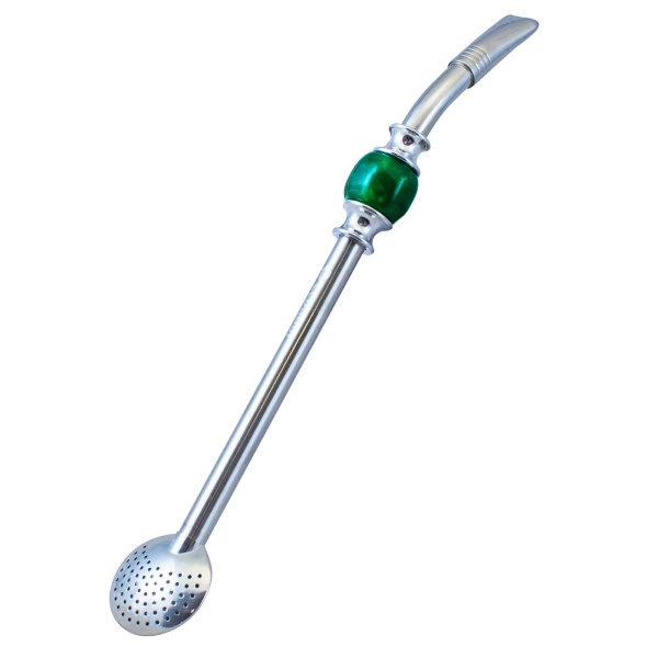 Bombilla Bomba med grön sten