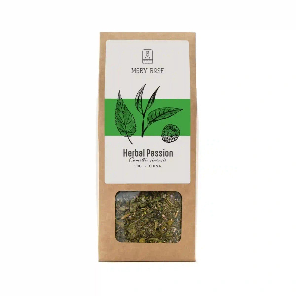 Mary Rose - Herbal Passion grönt te - 50 g
