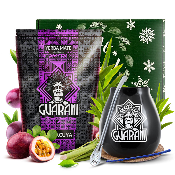 Presentförpackning Yerba Mate Marakuja Tykwa 500 g