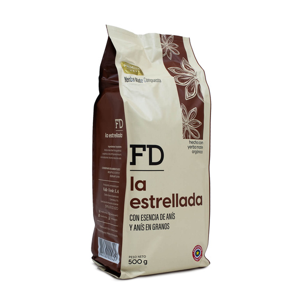 Fede Rico (FD) Anis 0,5 kg 500 g - paraguayansk yerba mate-te