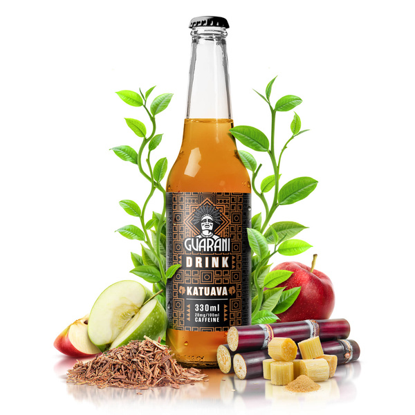 Guarani Drink – Kallbryggt Yerba Mate-avkok – Katuava 330 ml