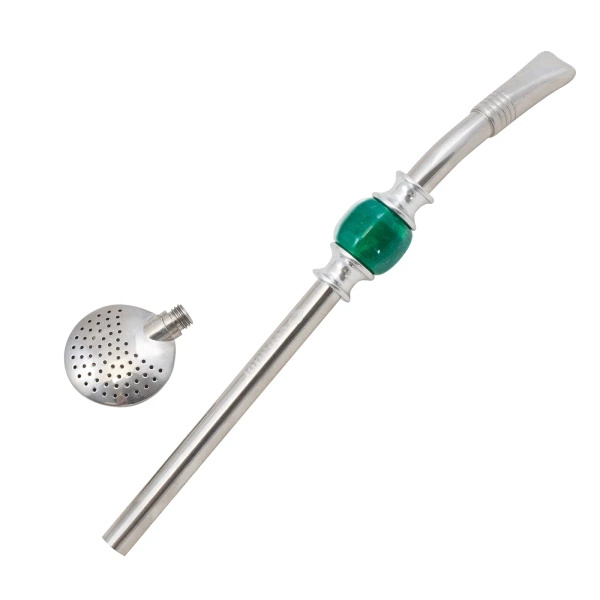 Bombilla Bomba med grön sten