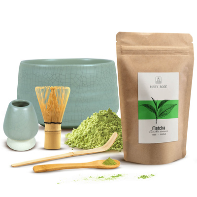Set för bryggning av Matcha te