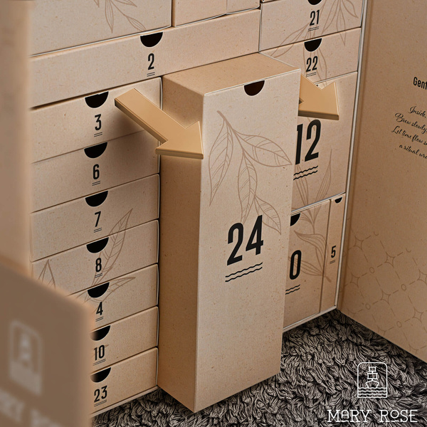 Adventskalender – teer, matcha och tillbehör – Mary Rose