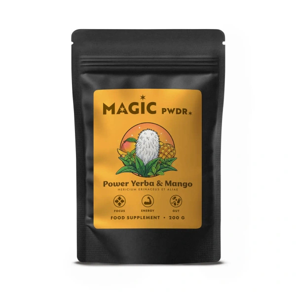 Magic Pwdr – Power Yerba & Mango – Focus & Gut Blend 200 g