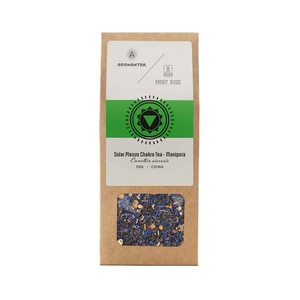 Set för Solar Plexus-chakrat (Manipura): chakra-te + magisk sten
