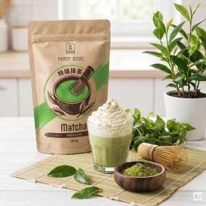 Mary Rose – Kinesiskt Matcha grönt te Premium 100 g