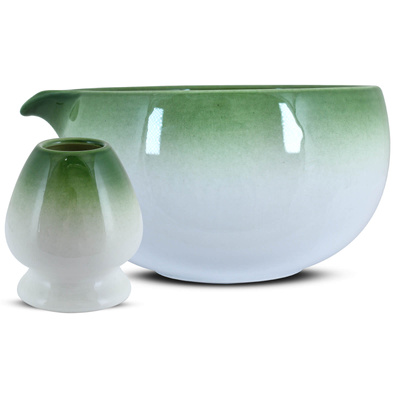 Set med tillbehör bryggning av Matcha te