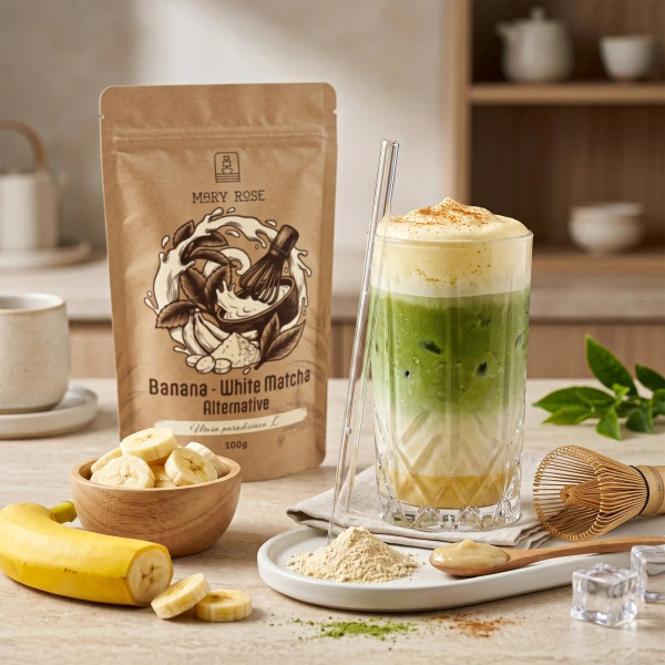 Mary Rose – White Matcha Alternative – Banan (pulver) 100 g
