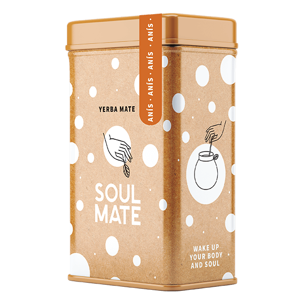 Yerbera – Metallburk + Soul Mate Orgánica Anís 0,5 kg
