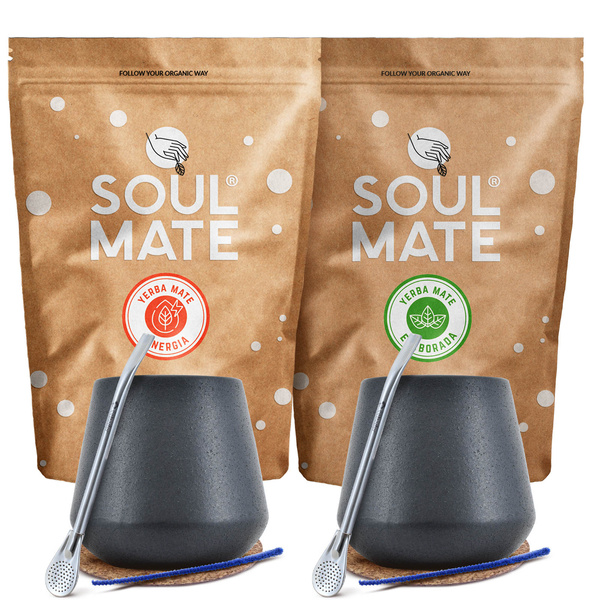 Yerba Soul Mate Energy för två Bombilla Set