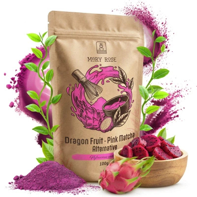 Mary Rose – Pink Matcha Alternative – Drakfrukt (pulver) 100 g