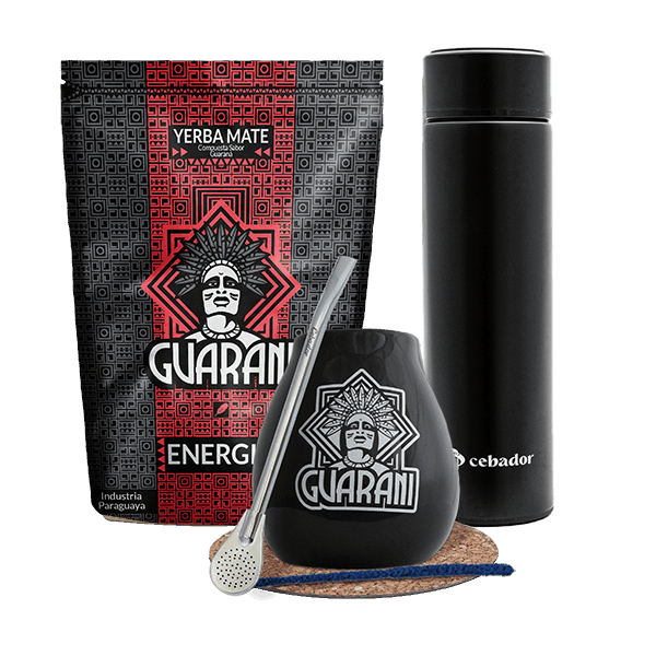 Set Yerba Mate Guarani Energia 500g Termos