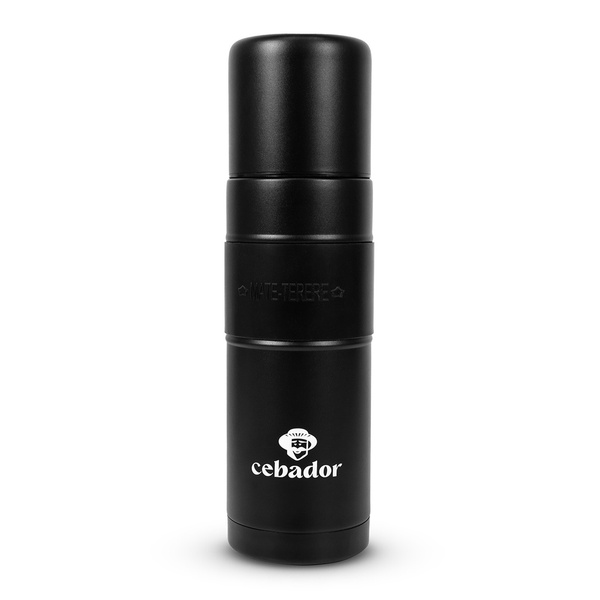 Yerbomos XL ALL IN ONE - 750ml - Mate-kopp, termos och bombilla i ett (svart)