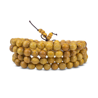 Armband Mala i sandelträ (108 pärlor)