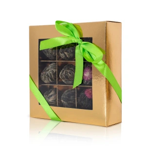 Mary Rose – Presentask med te – Set med blommande teer (9 st.)