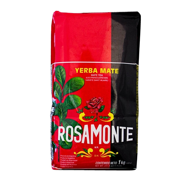 Yerba Mate Elaborada-set: El Fuego 1kg + Rosamonte 1kg
