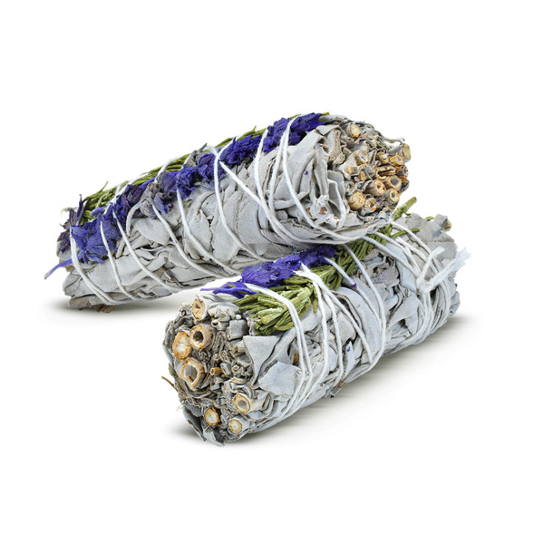 Vit Salvia med lavendel och rosmarin – Rökelse 20-30 g (bunt)