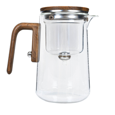 Glastekanna med magnetisk sil 800 ml