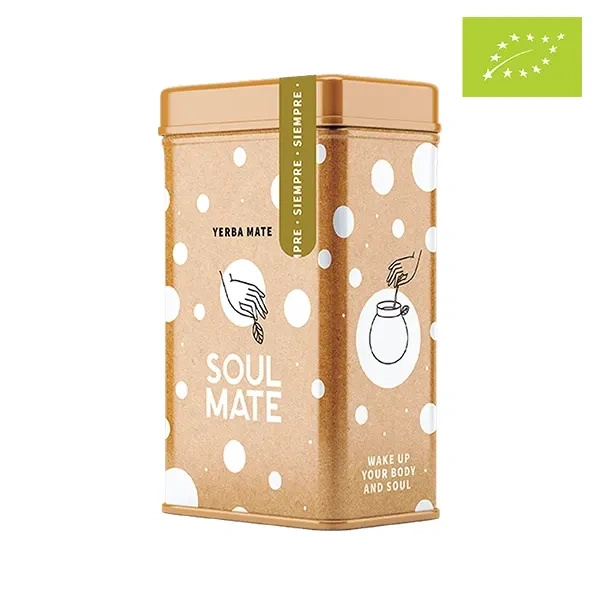 Yerbera – Metallburk + Soul Mate Orgánica Siempre 0,5 kg